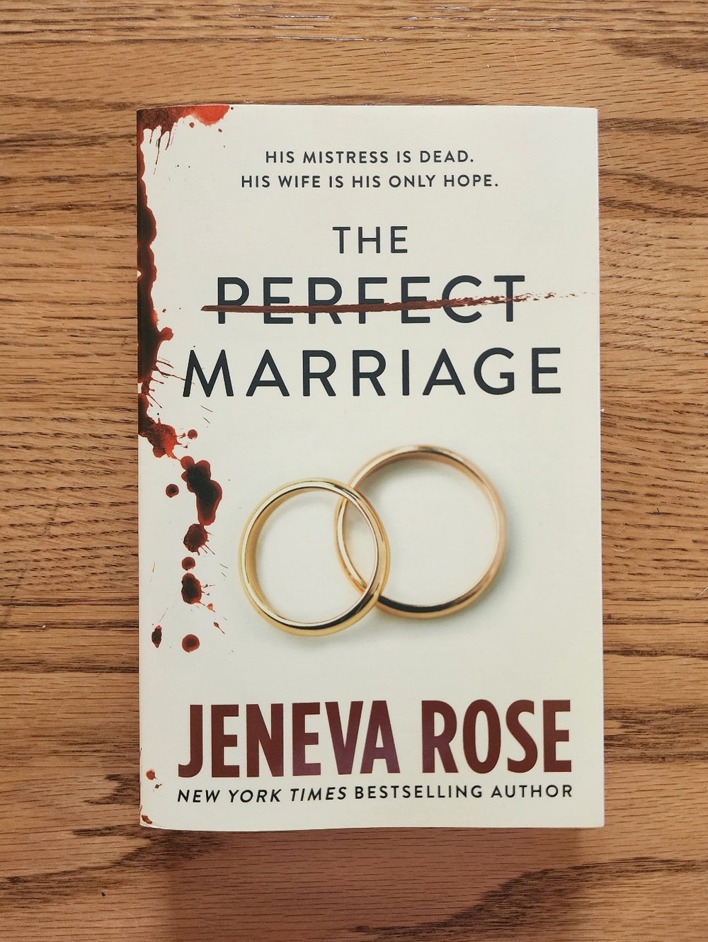 The Perfect Marriage by Jeneva Rose Adult Fiction Mystery Thriller Novel Series
